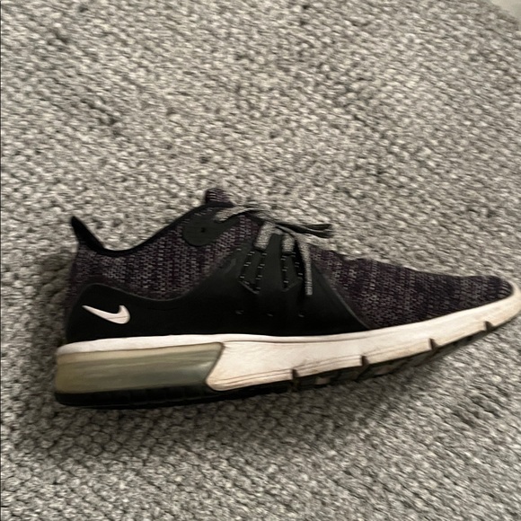 Nike Air Max Black Knit Sneakers - Picture 3 of 11